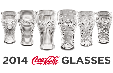 McDonalds Coca-Cola Glasses 2014
