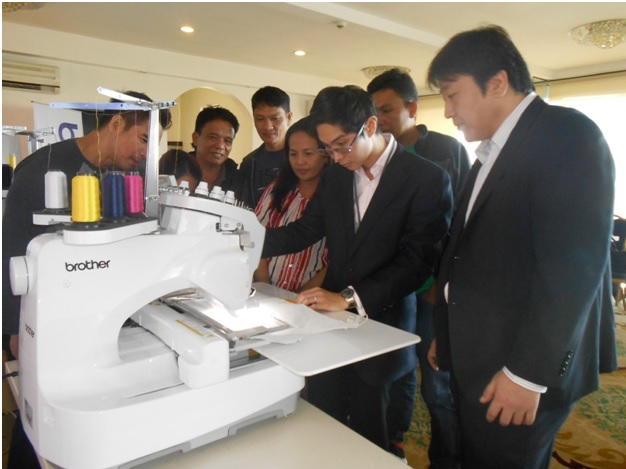 Brother Philippines Embroidery Machine Training